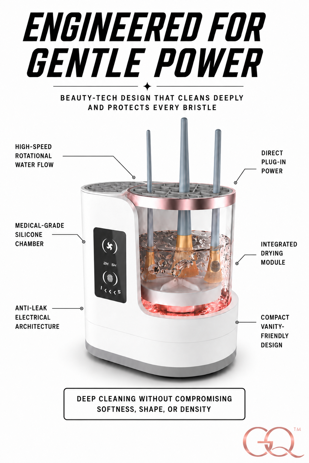 GLOWNIQUE Solène Sonic Brush Purification System Couture