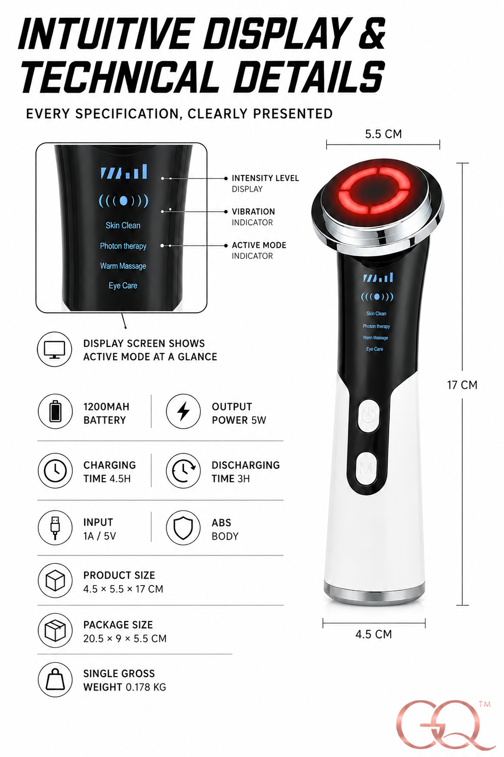 GLOWNIQUE Lavinia IPL Facial Rejuvenation Device Couture