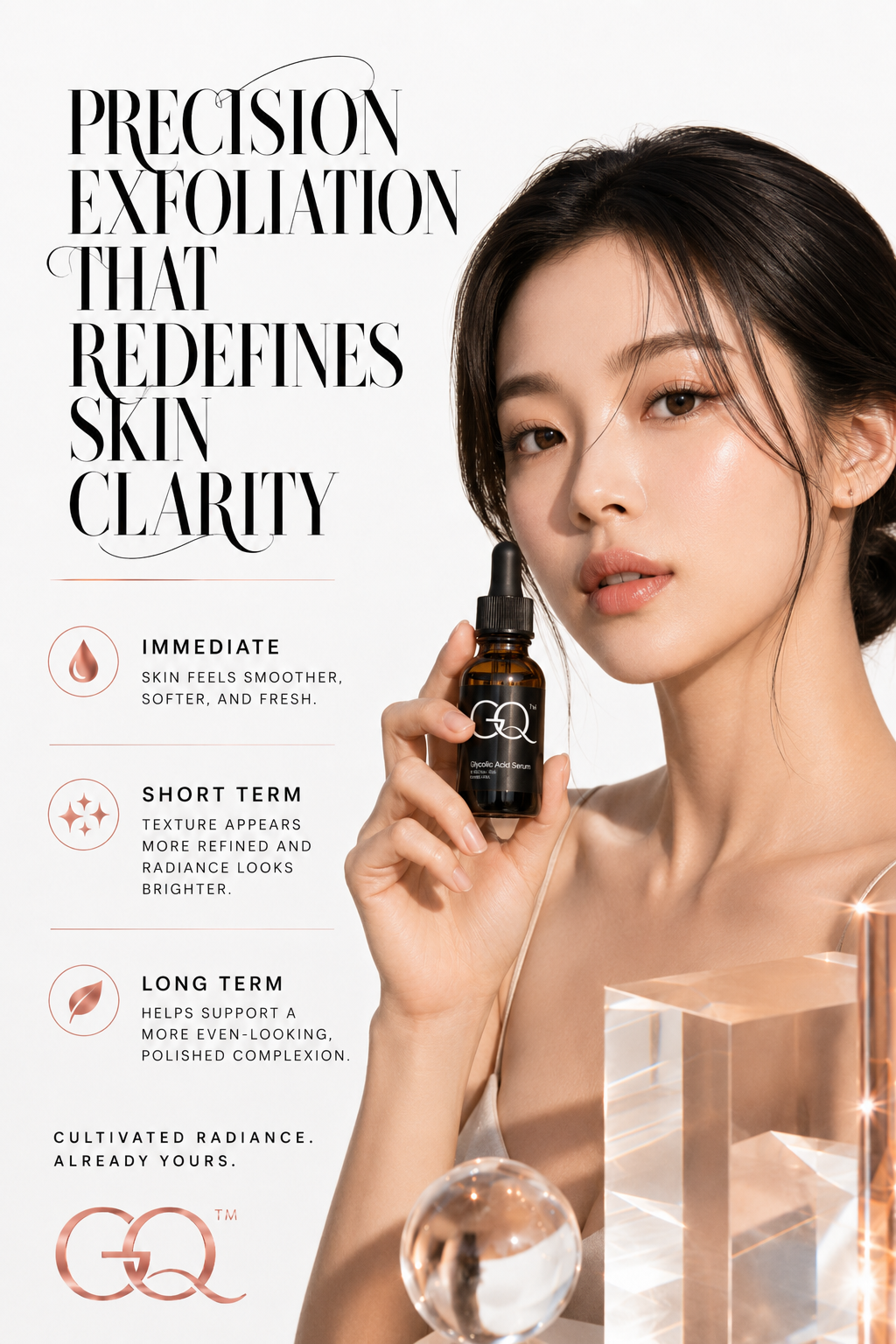 GLOWNIQUE Glycolic Acid Serum | Artisanal Skin Refinement