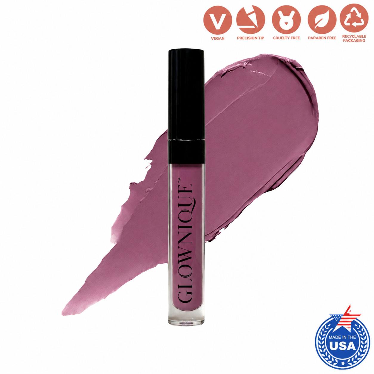 Indulge in the luxurious GLOWNIQUE Liquid to Matte Lipstick, where exquisite craftsmanship meets a weightless formula for radiant, sophisticated lips.