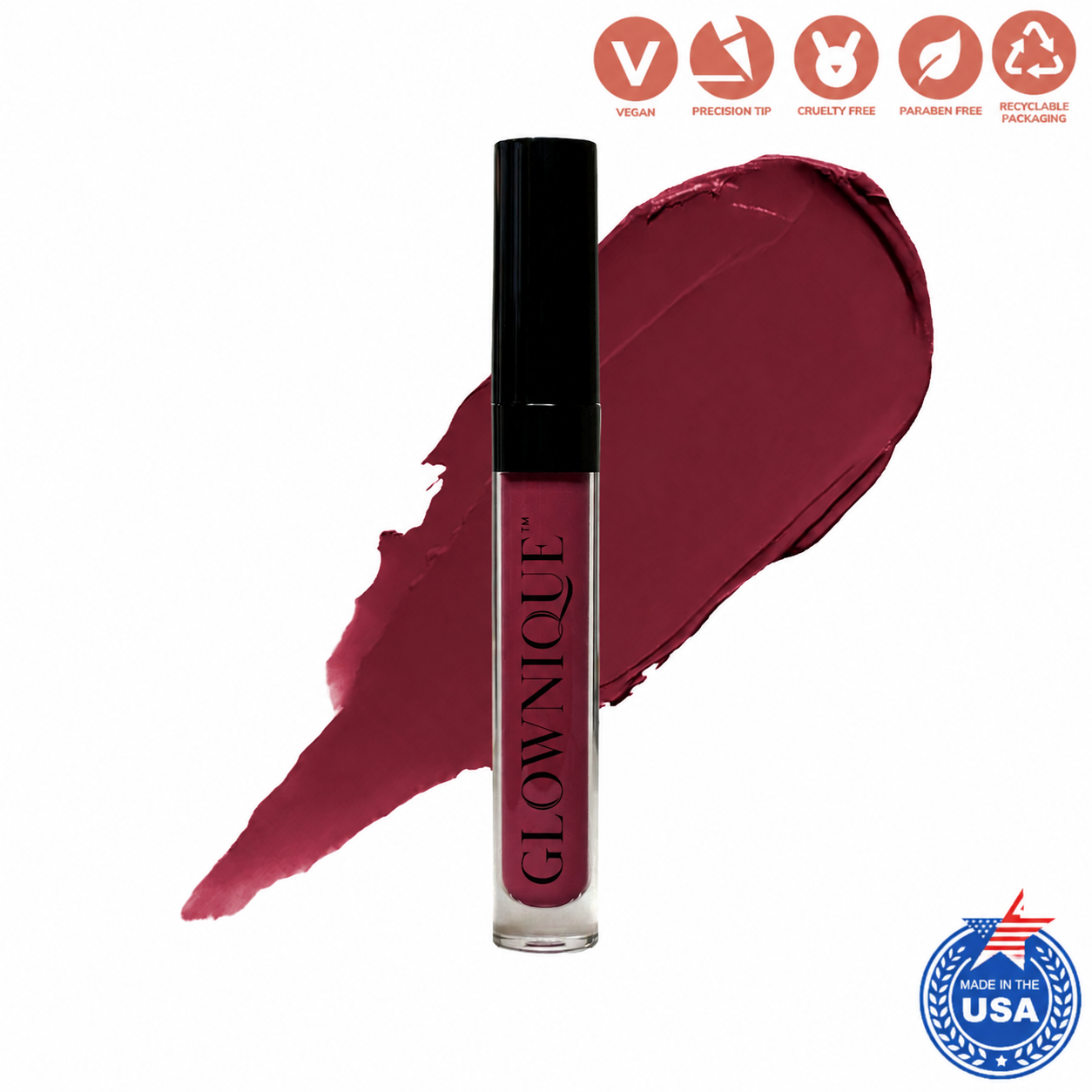 Indulge in the luxurious GLOWNIQUE Liquid to Matte Lipstick, where exquisite craftsmanship meets a weightless, velvety formula for sophisticated allure.