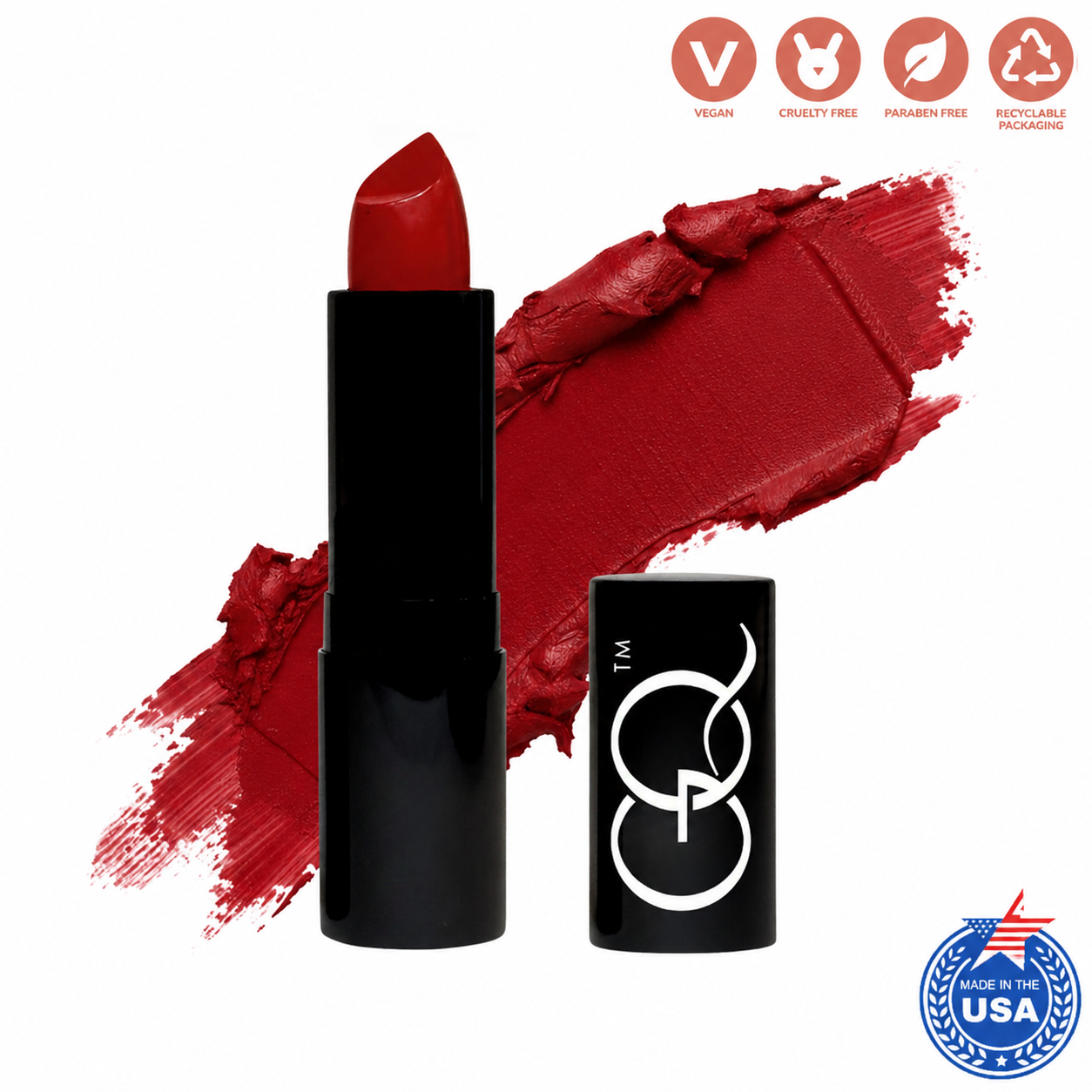 Experience the elegance of GLOWNIQUE Luxury Cream Lipstick in Runway Red. Crafted with nourishing oils for a velvety finish, embody sophistication and allure.