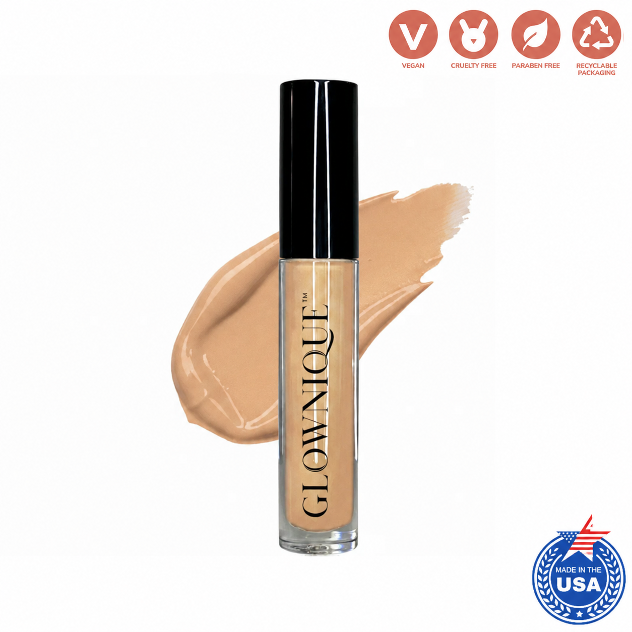 Experience the artistry of GLOWNIQUE Concealing Cream, a luxurious blend for flawless skin. Elevate your beauty ritual with this vegan, cruelty-free formula.