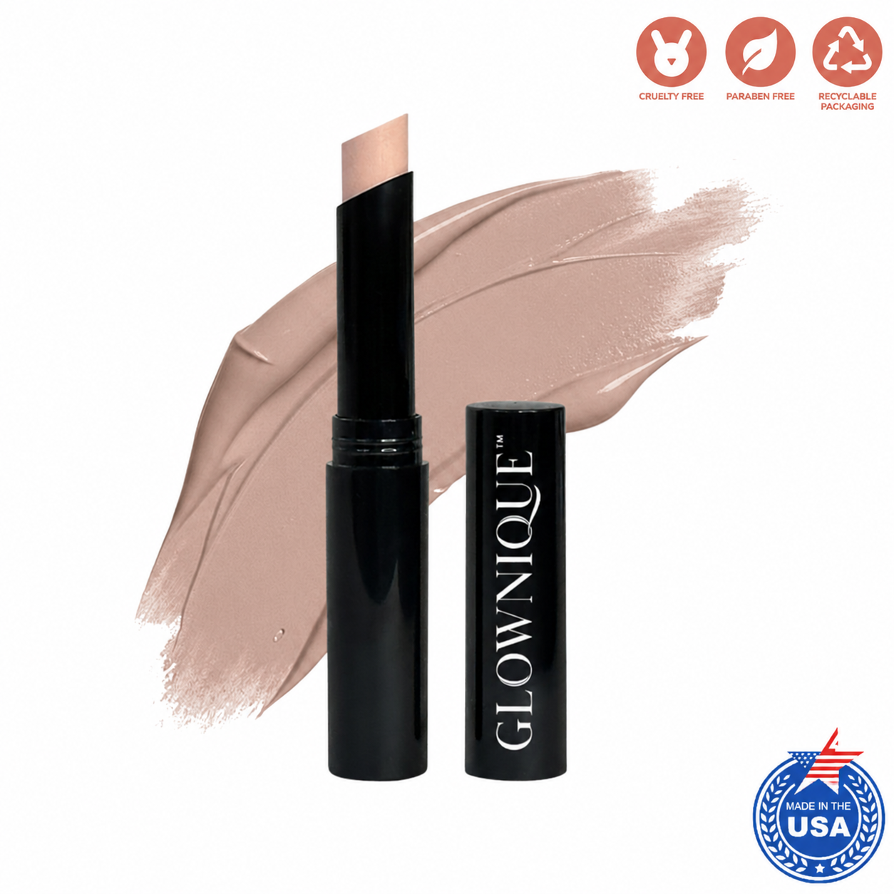 Experience the artistry of GLOWNIQUE's Creme Concealer Stick, a luxurious blend for flawless coverage and radiant elegance. Elevate your beauty ritual today.