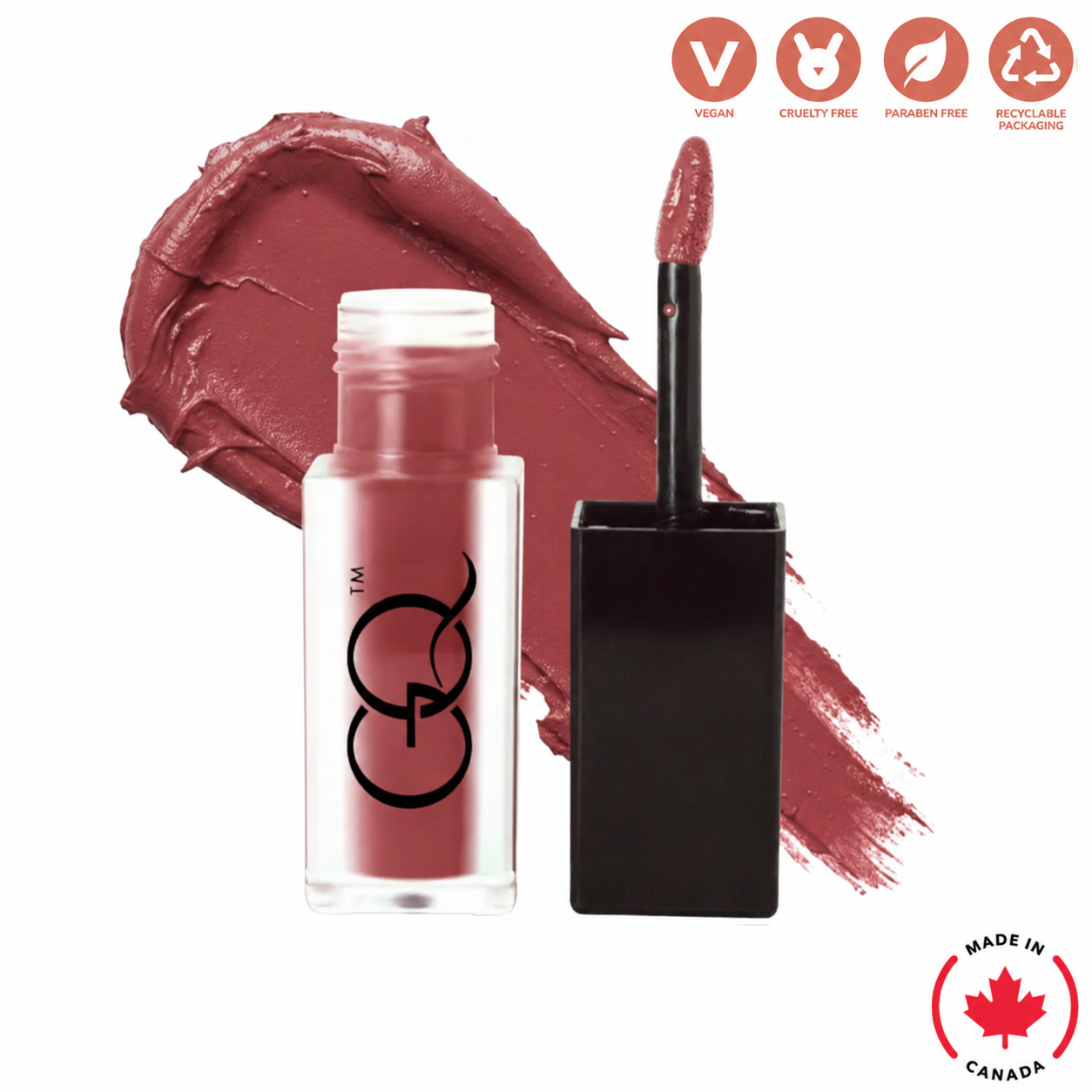 Experience the elegance of GLOWNIQUE Matte Lip Stain, a luxurious blend of Vitamin E and hydrating emollients for timeless beauty and allure.