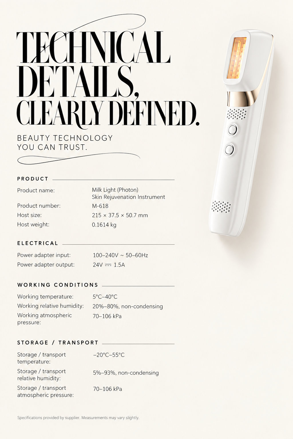 Luce Viva IPL + LED Facial Rejuvenation Device by GLOWNIQUE