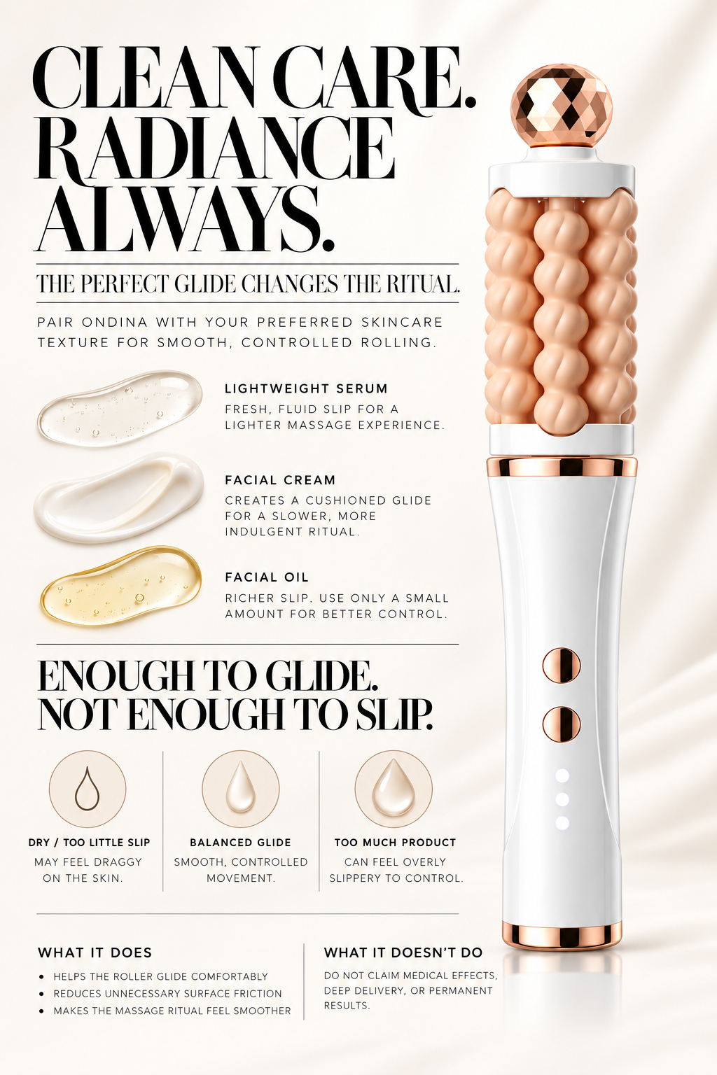 Ondina 3D Sculpting Roller by GLOWNIQUE