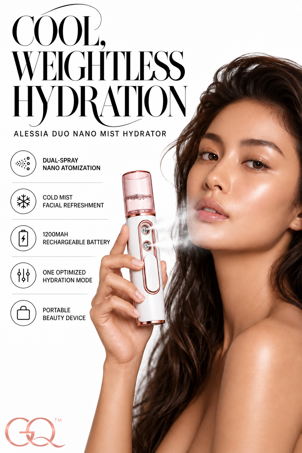Alessia Duo Nano Mist Hydrator | GLOWNIQUE