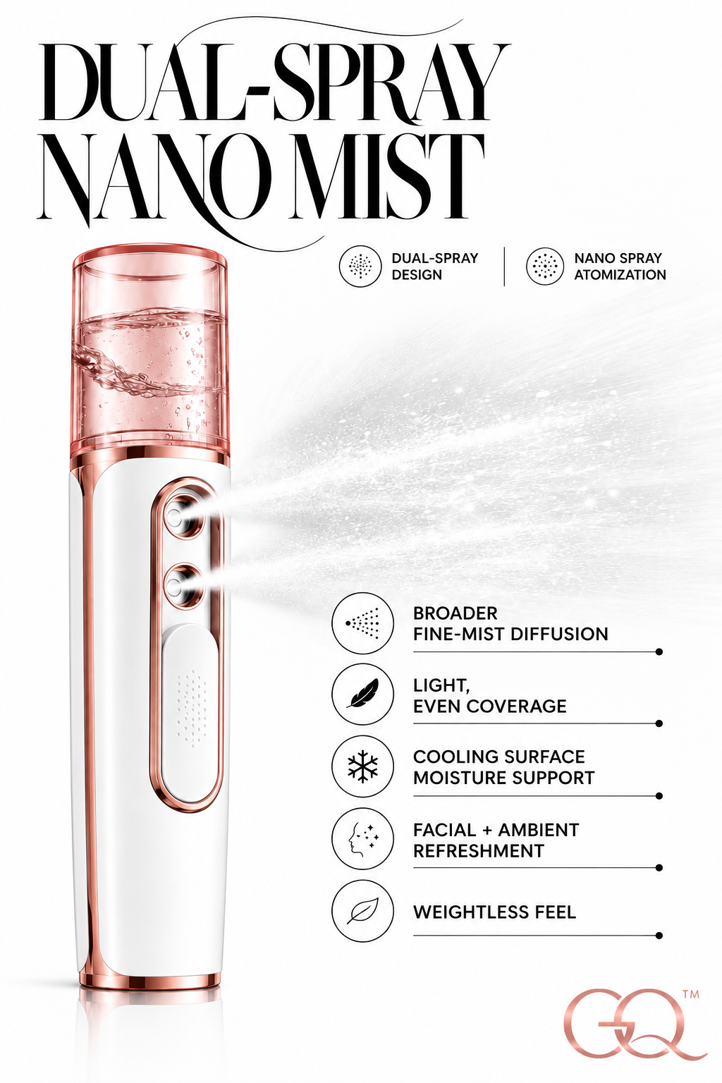 Alessia Duo Nano Mist Hydrator | GLOWNIQUE
