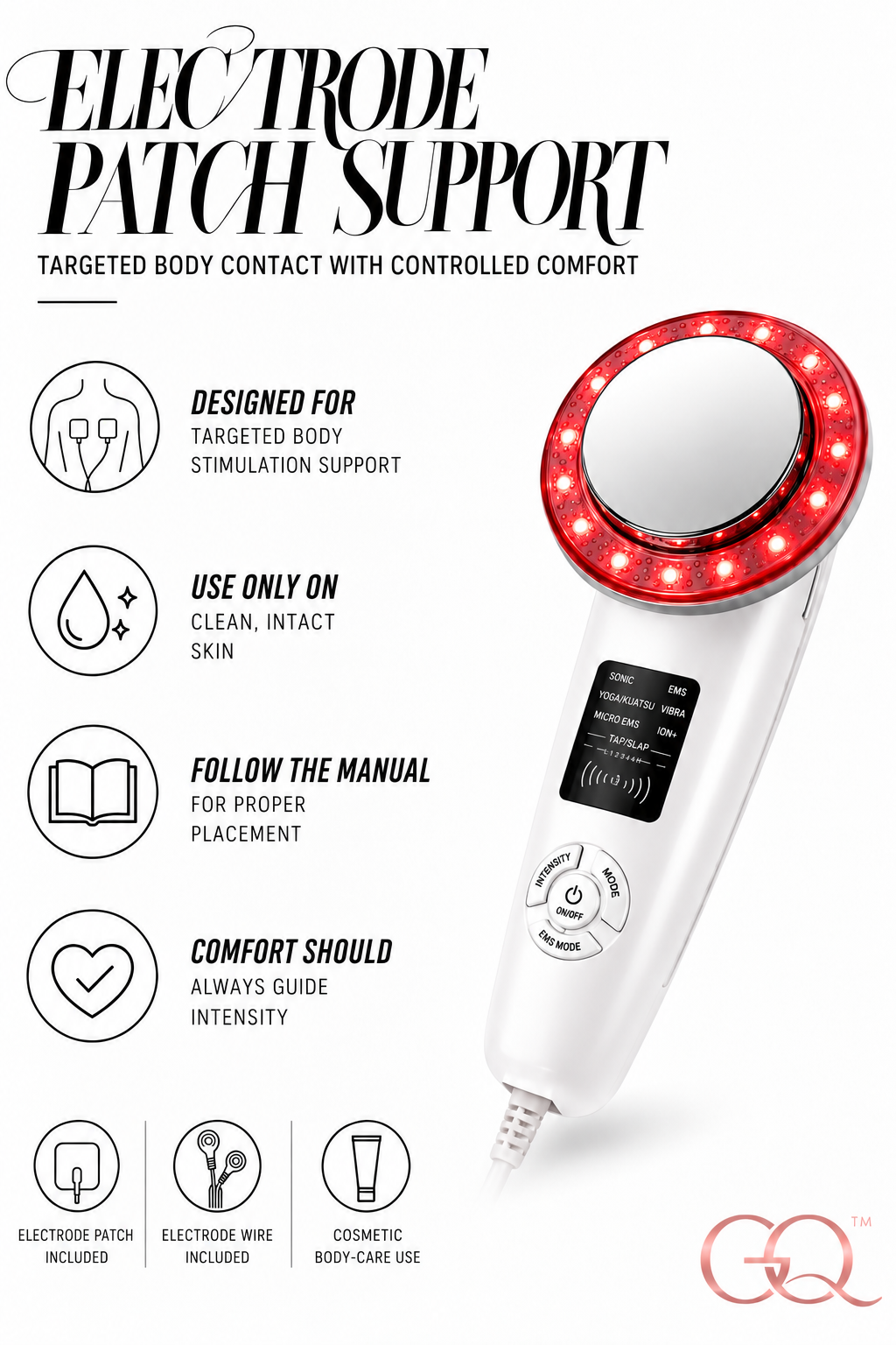Valentina 6-in-1 EMS Body Sculpting & Toning Device | GLOWNIQUE
