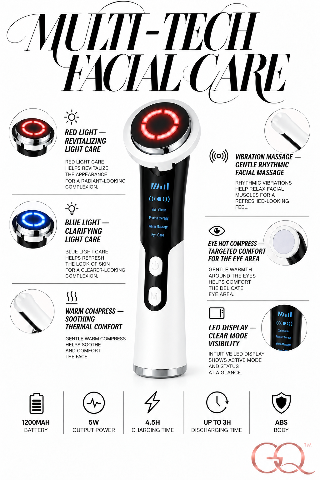 Lavinia IPL Facial Rejuvenation Device | GLOWNIQUE