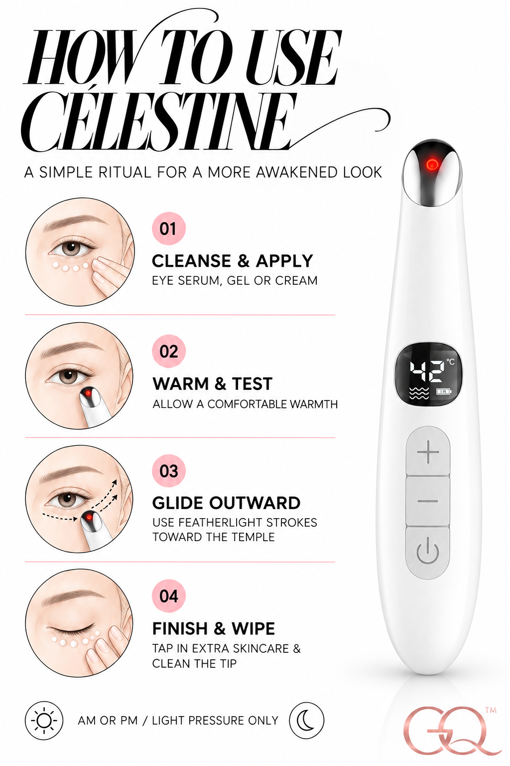 Célestine Sonic Eye Revival Pen | GLOWNIQUE