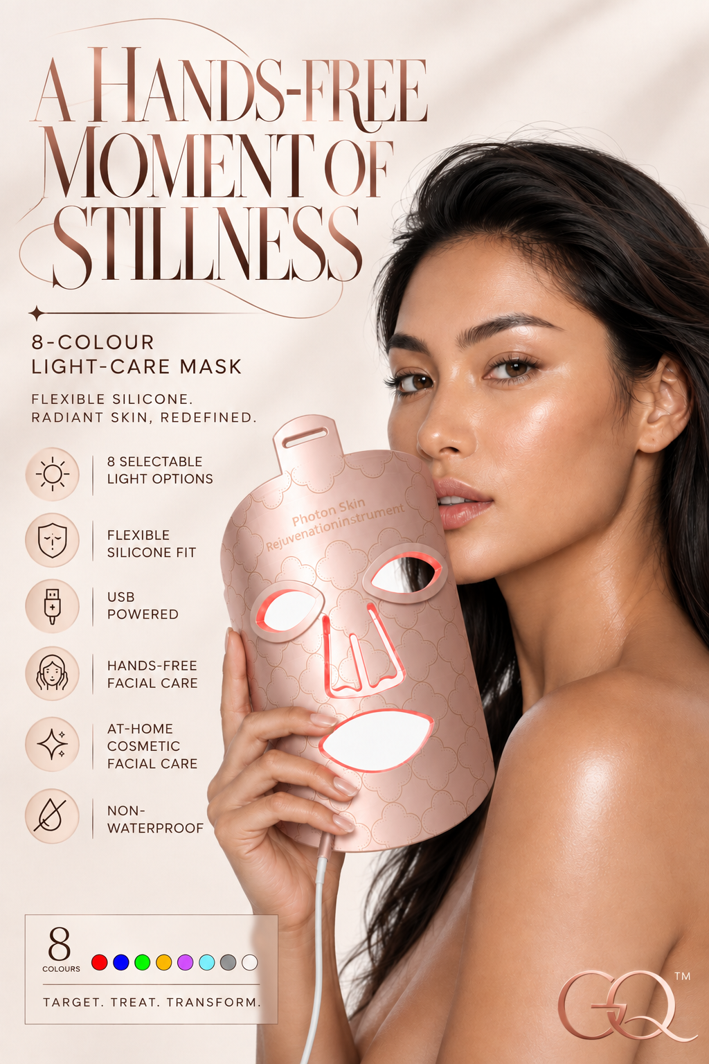 GLOWNIQUE Couture LED Light Therapy Mask for Radiant Skin