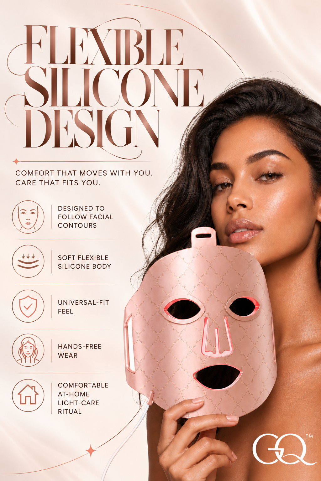 GLOWNIQUE Couture LED Light Therapy Mask for Radiant Skin