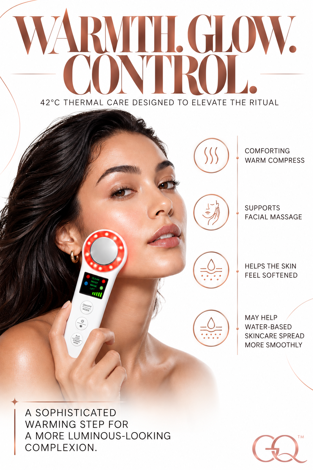 GLOWNIQUE Aurelia Cryo Sculpting Wand - Couture Beauty Tool