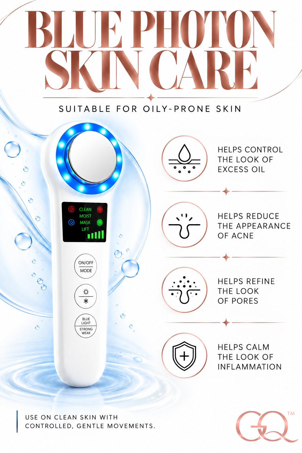 GLOWNIQUE Aurelia Cryo Sculpting Wand Couture Beauty Tool