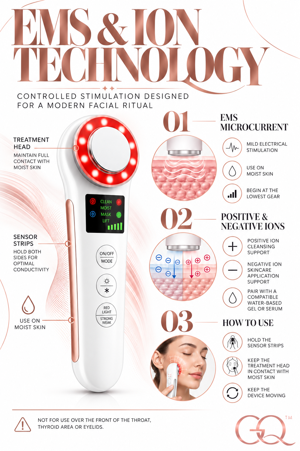 GLOWNIQUE Aurelia Cryo Sculpting Wand | Couture Beauty Tool