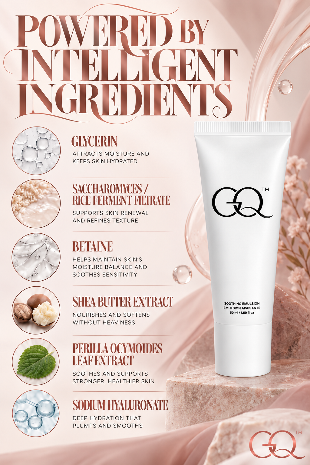 GLOWNIQUE Soothing Emulsion - Artisanal Luxury Hydration