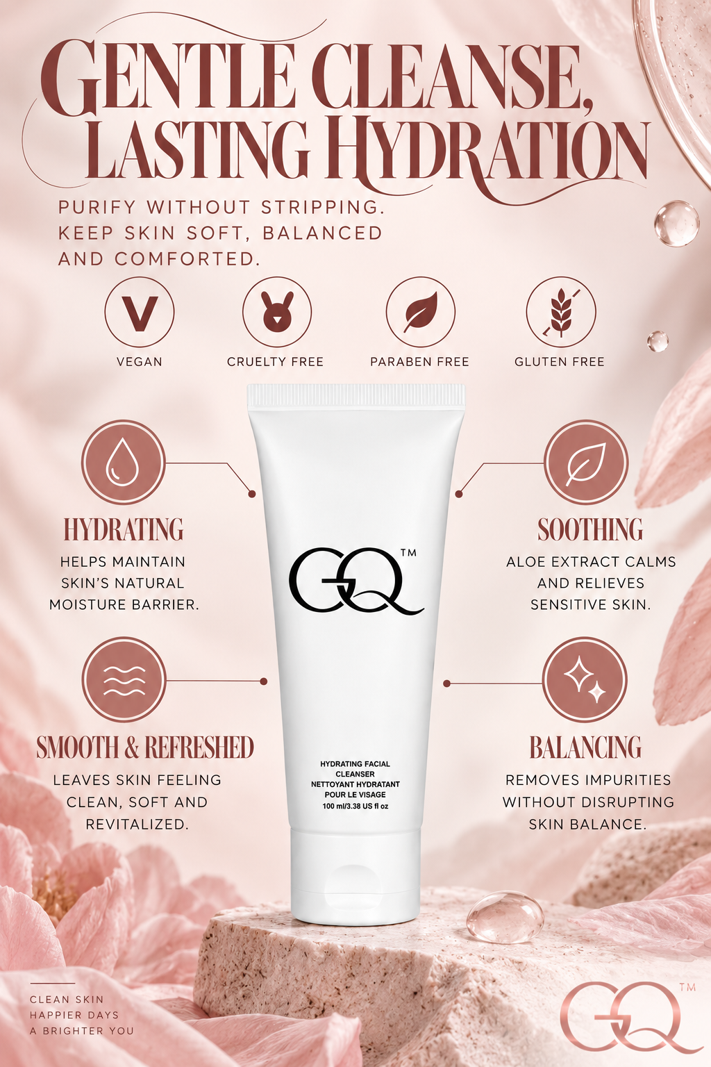 GLOWNIQUE Hydrating Facial Cleanser - Artisanal Luxury Experience