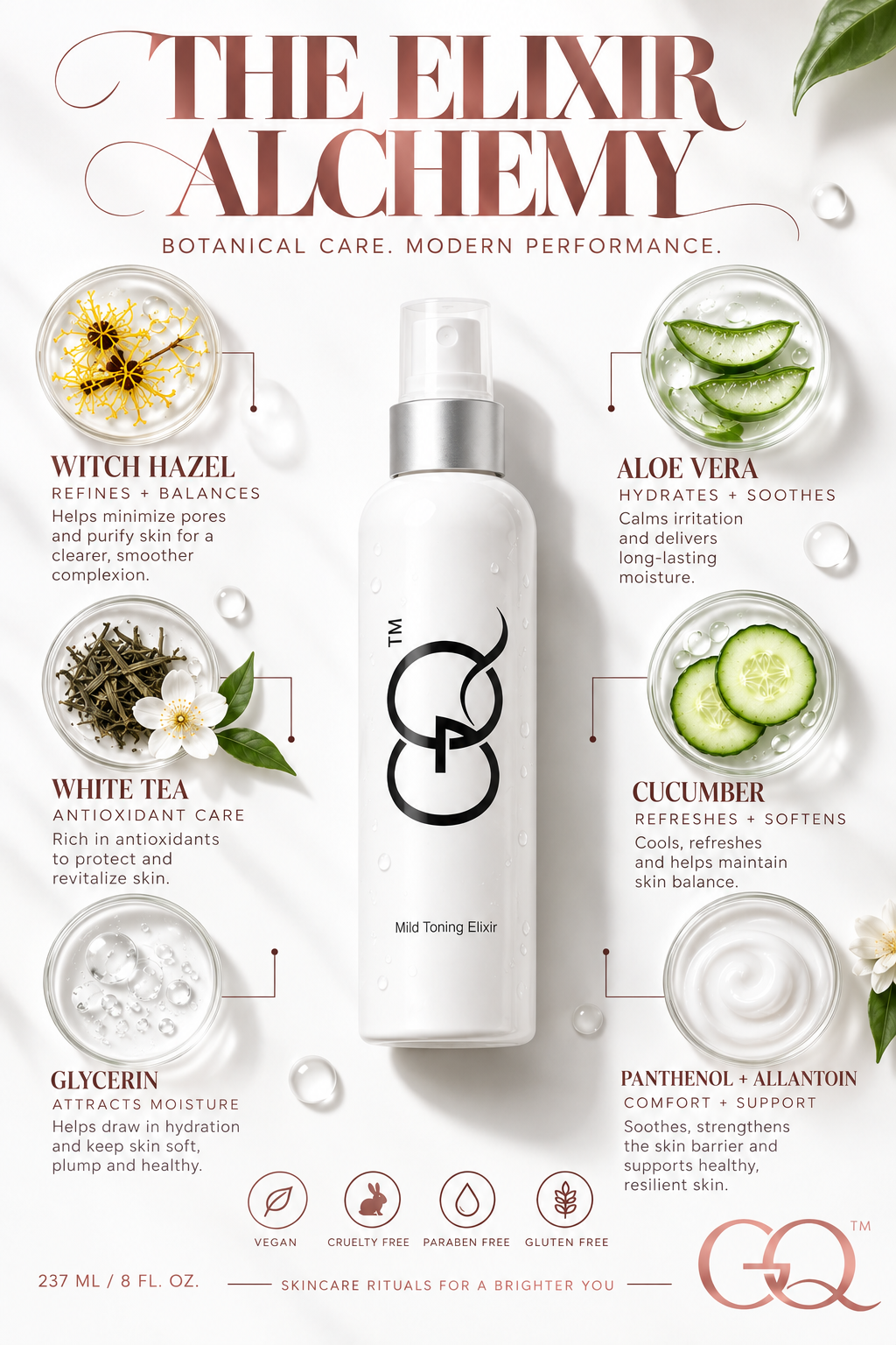GLOWNIQUE Mild Toning Elixir | Couture Luxury Skincare