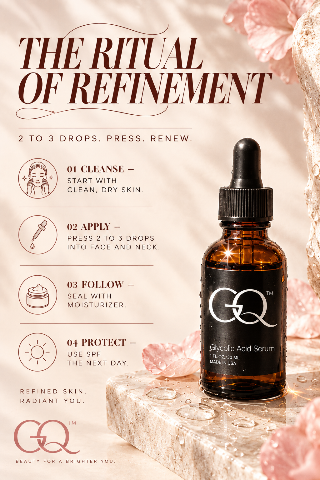 GLOWNIQUE Glycolic Acid Serum | Artisanal Luxury Skincare