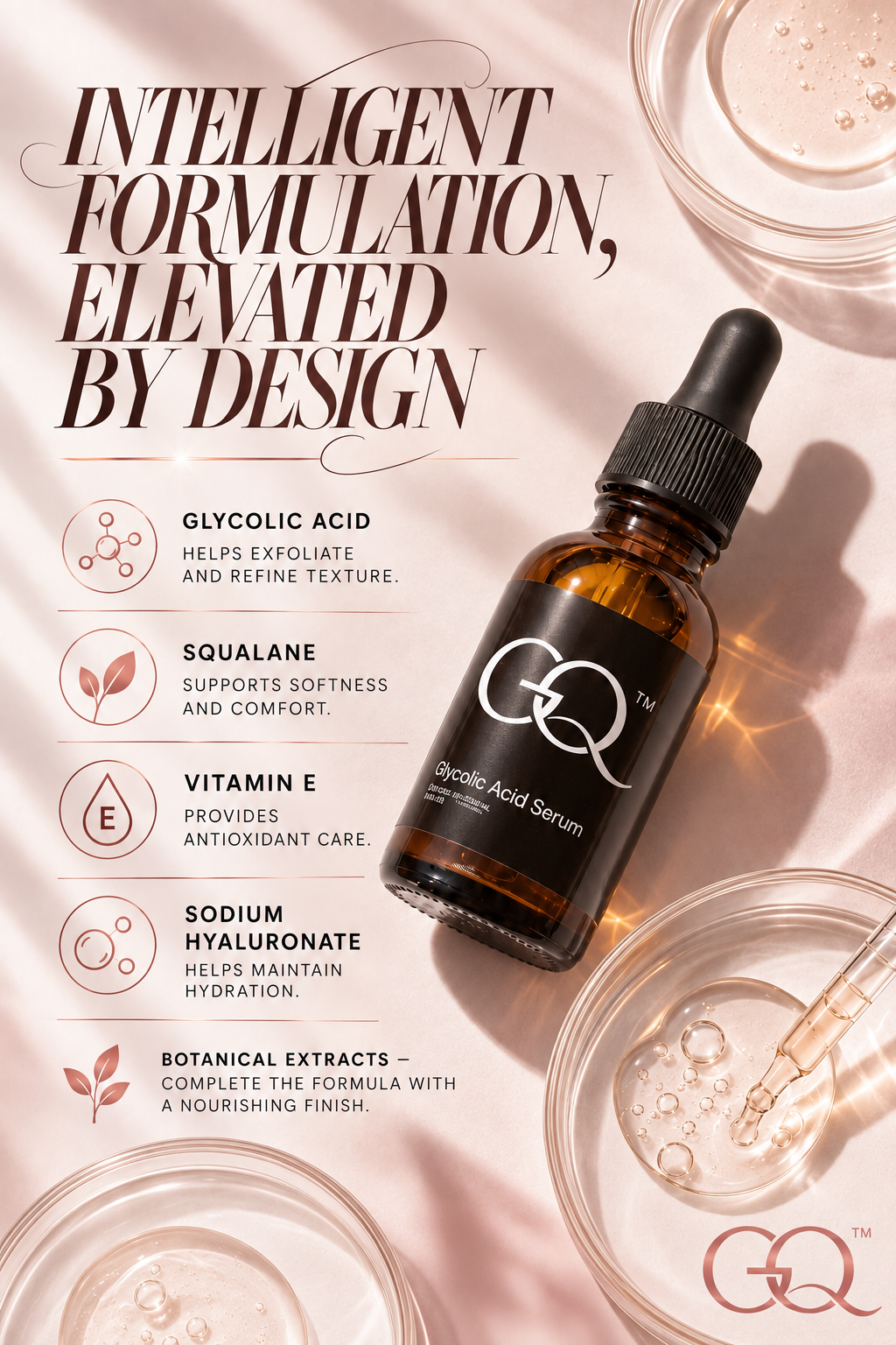 GLOWNIQUE Glycolic Acid Serum | Artisanal Luxury Skincare