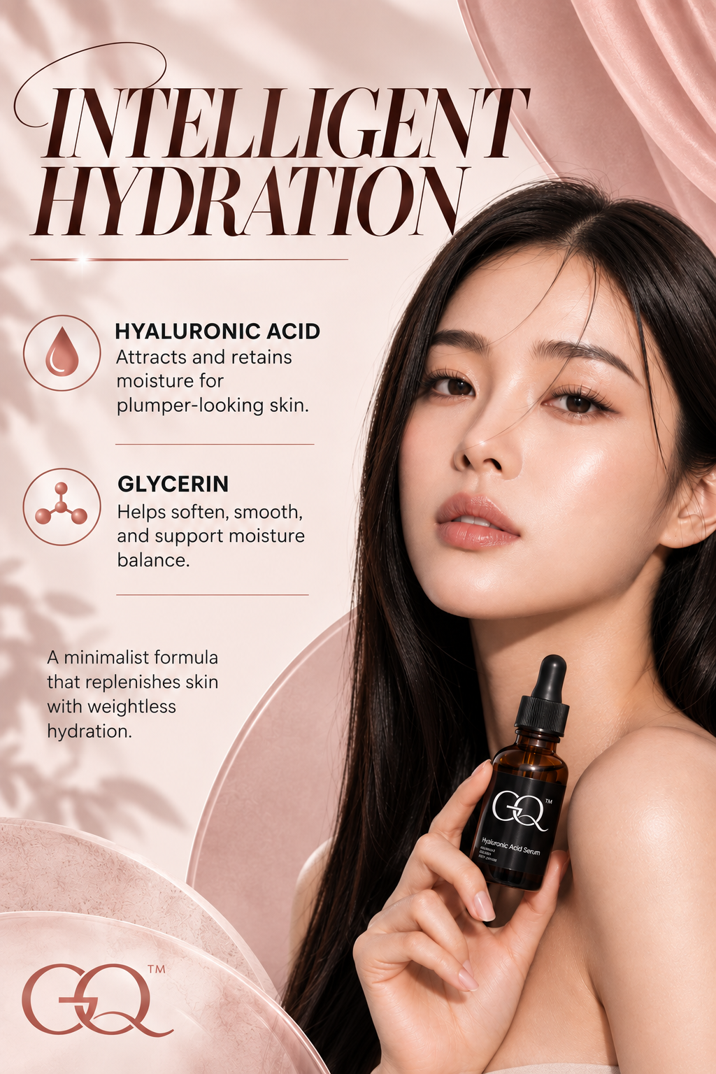 GLOWNIQUE Hyaluronic Acid Serum | Artisanal Luxury Hydration