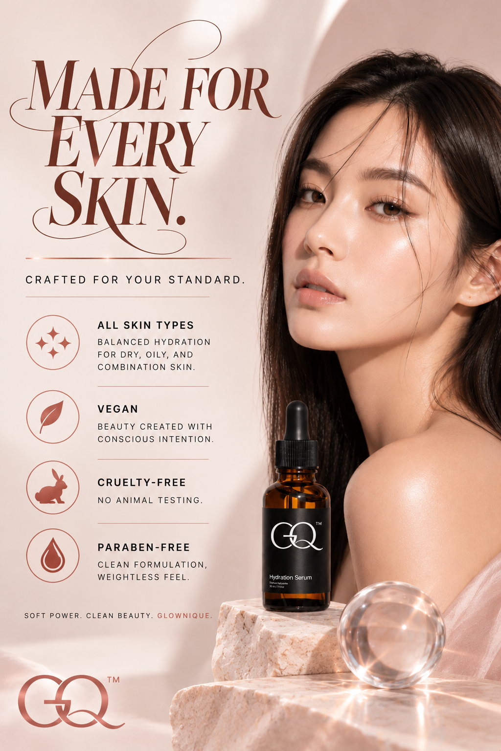 GLOWNIQUE Hydration Serum | Artisanal Luxury for Radiance