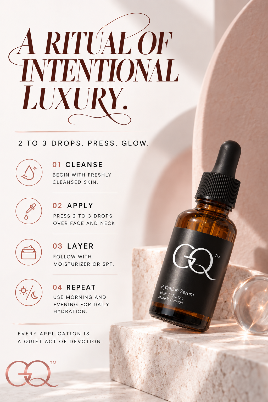 GLOWNIQUE Hydration Serum | Artisanal Luxury for Radiance
