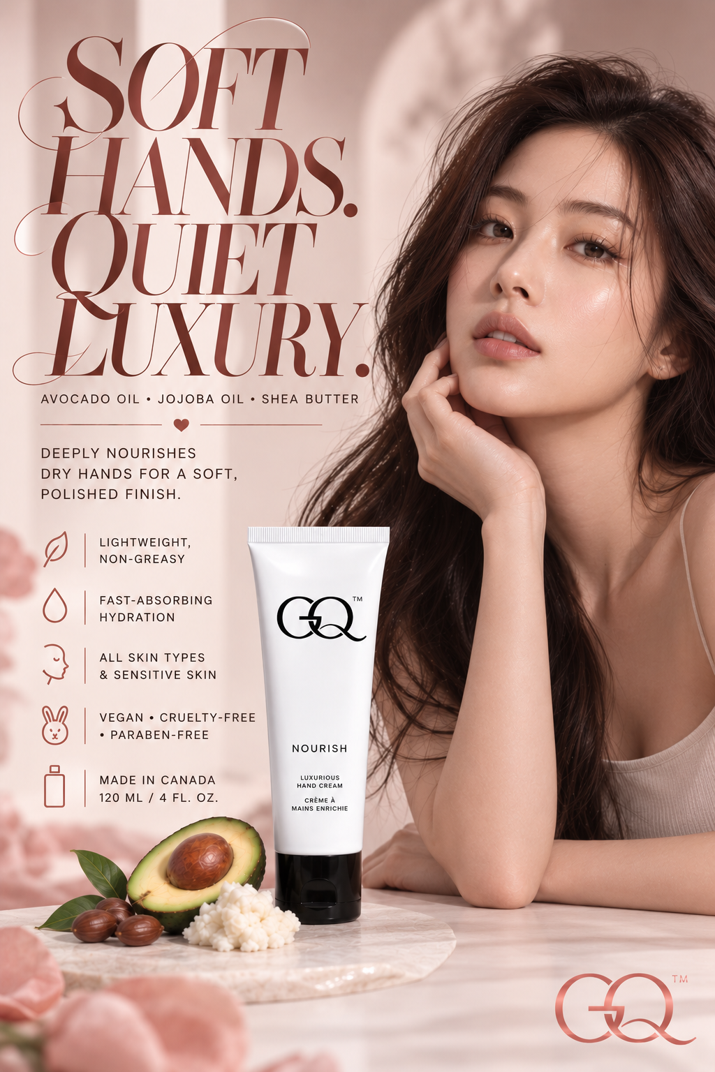GLOWNIQUE Nourish Hand Cream | Artisanal Luxury Hydration