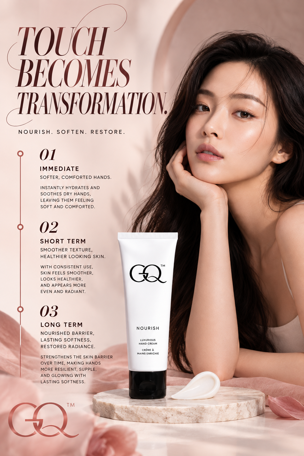GLOWNIQUE Nourish Hand Cream | Artisanal Luxury Hydration
