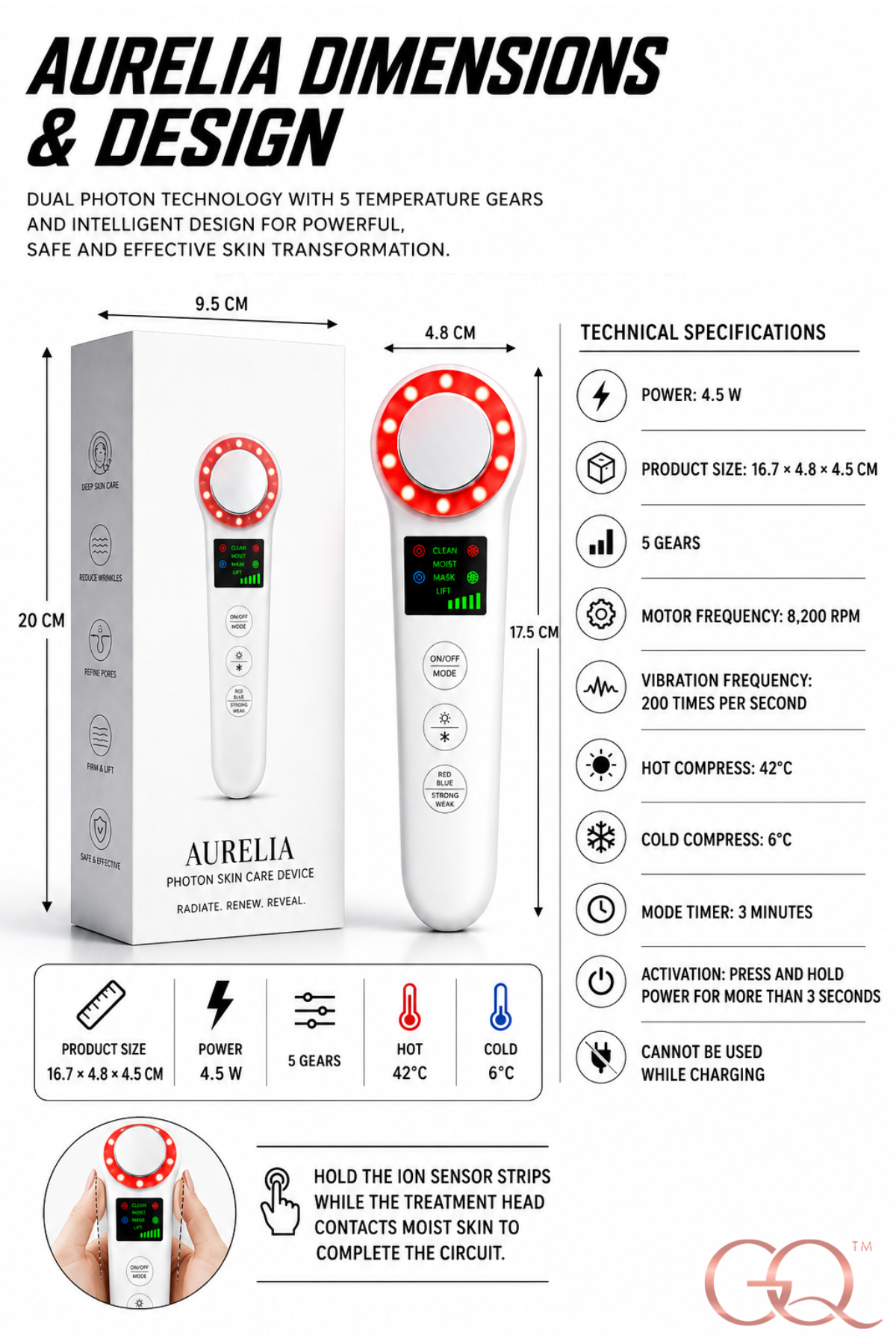 Aurelia Cryo Sculpting Wand | GLOWNIQUE