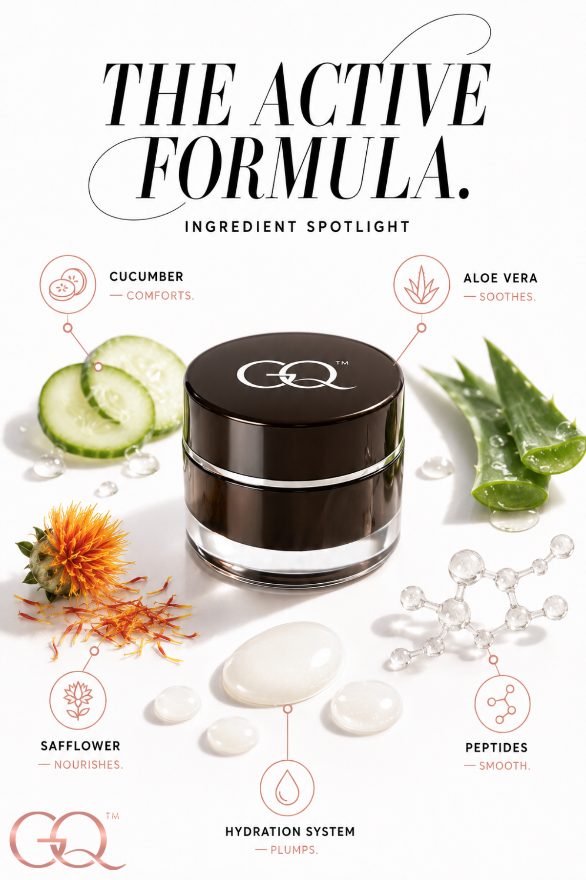 GLOWNIQUE Active Eye Cream - Artisanal Luxury for Radiance