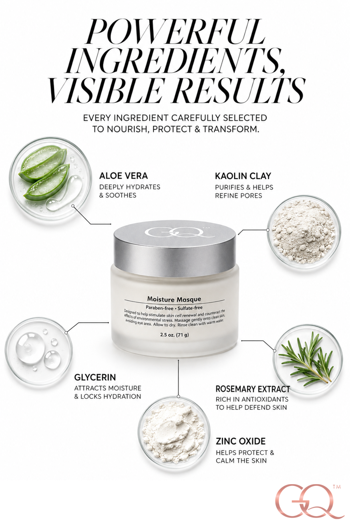 GLOWNIQUE Intensive Moisture Cooling Masque Couture Hydration
