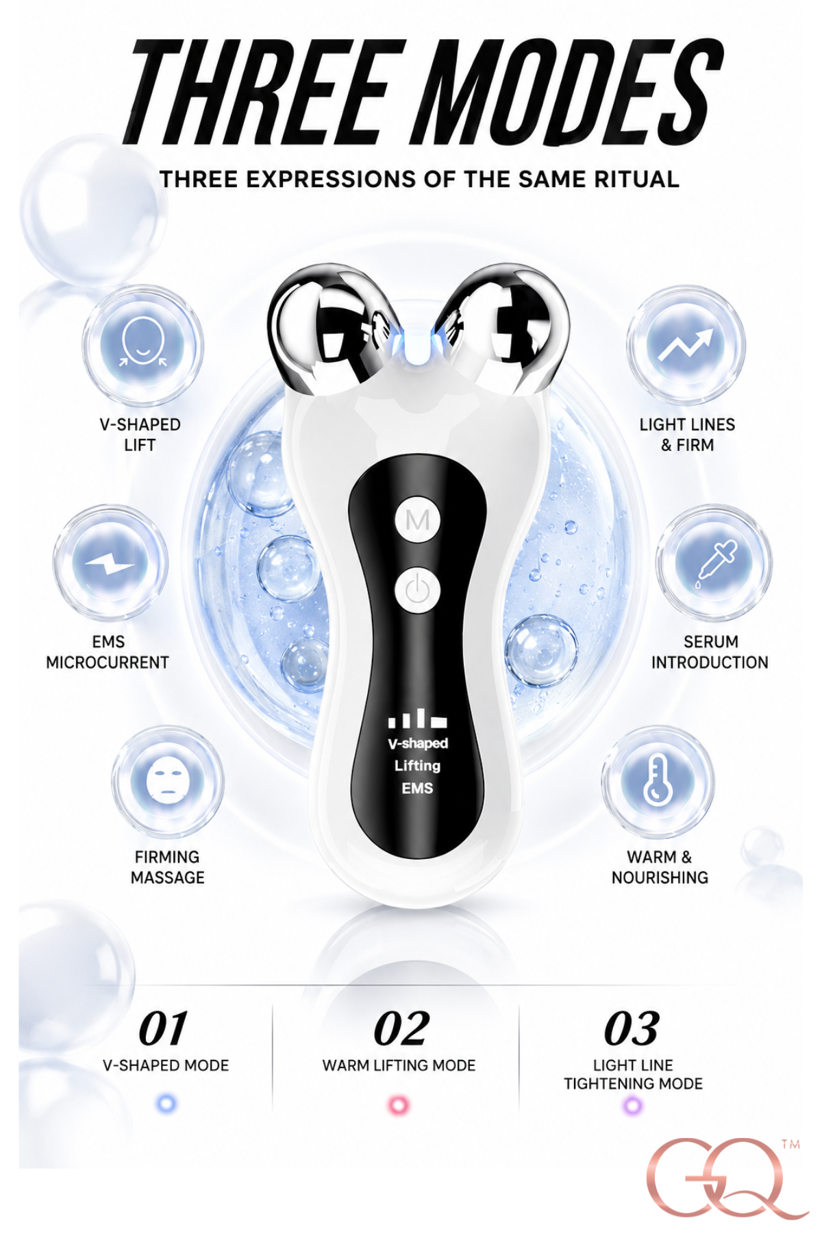 GLOWNIQUE Soleia V-Lift Roller | Couture Facial Contouring