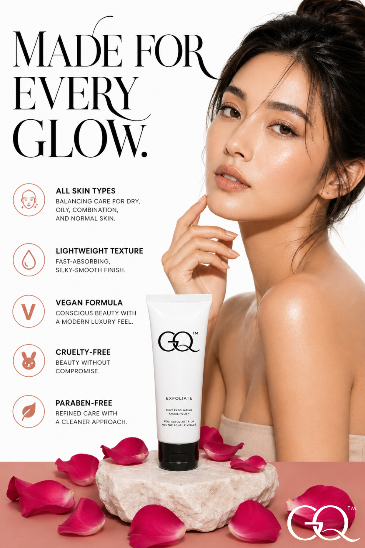 GLOWNIQUE Mint Exfoliating Facial Polish | Artisanal Luxury