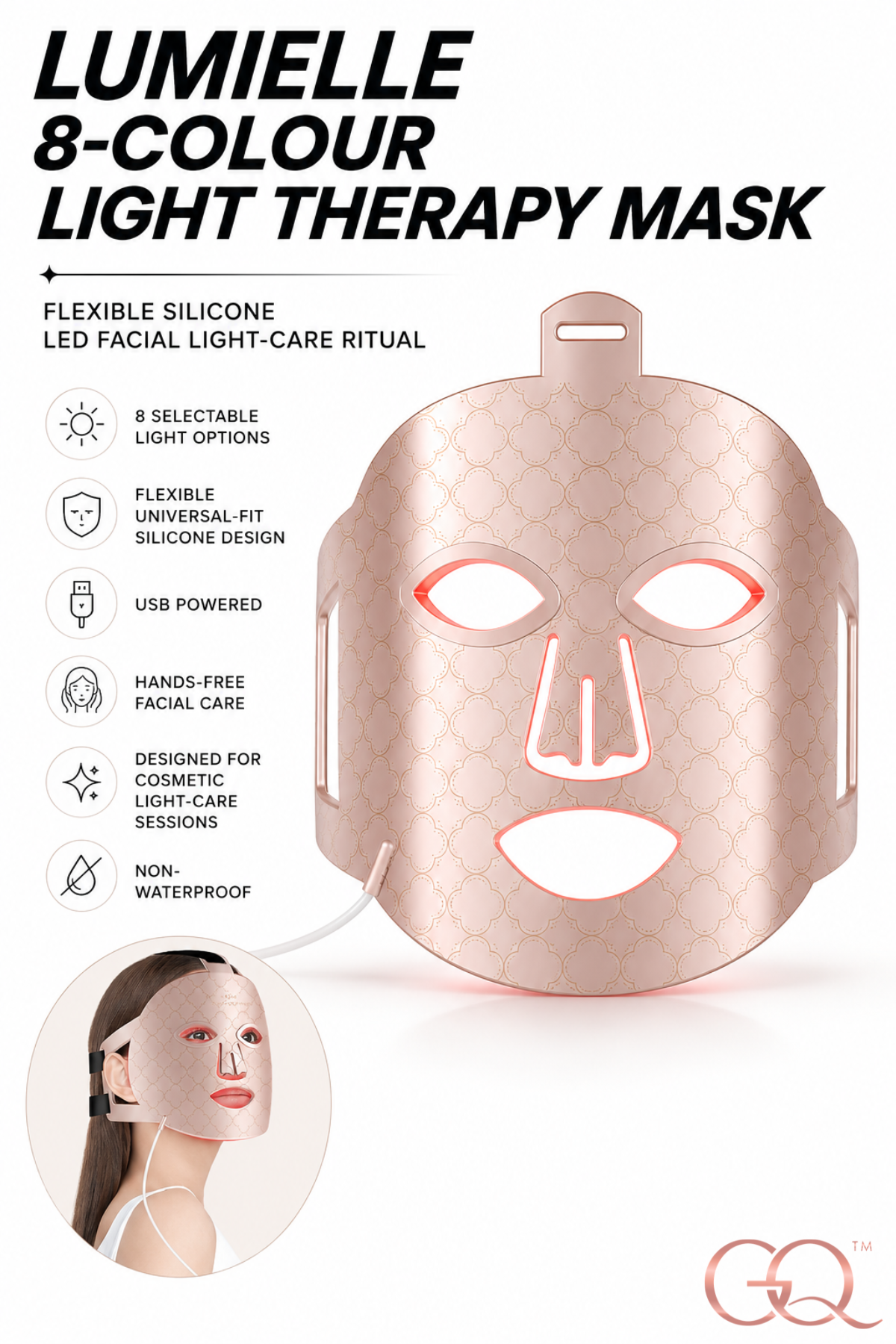 GLOWNIQUE Lumielle Light Therapy Mask - Couture Skincare