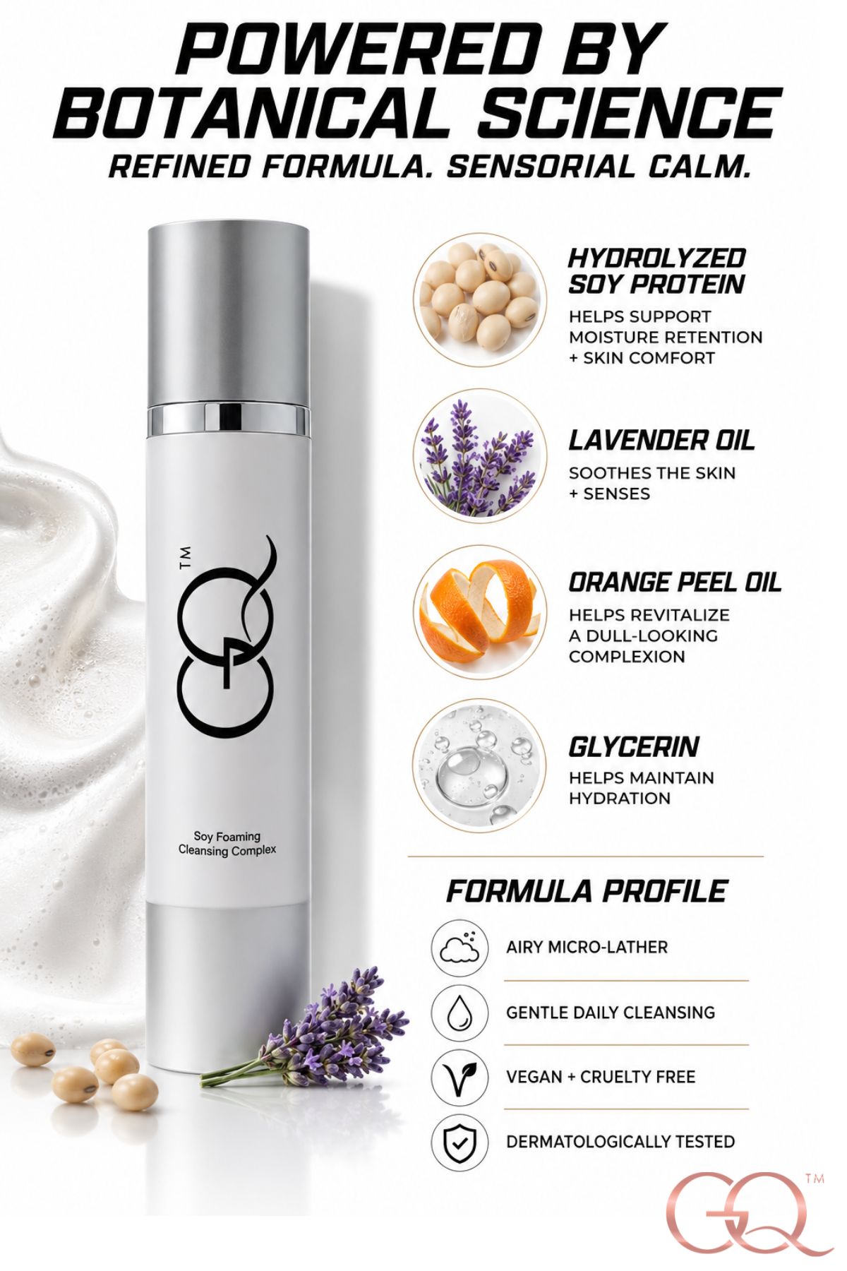 GLOWNIQUE Foaming Soy Cleansing Complex - Artisan Luxury Cleanser