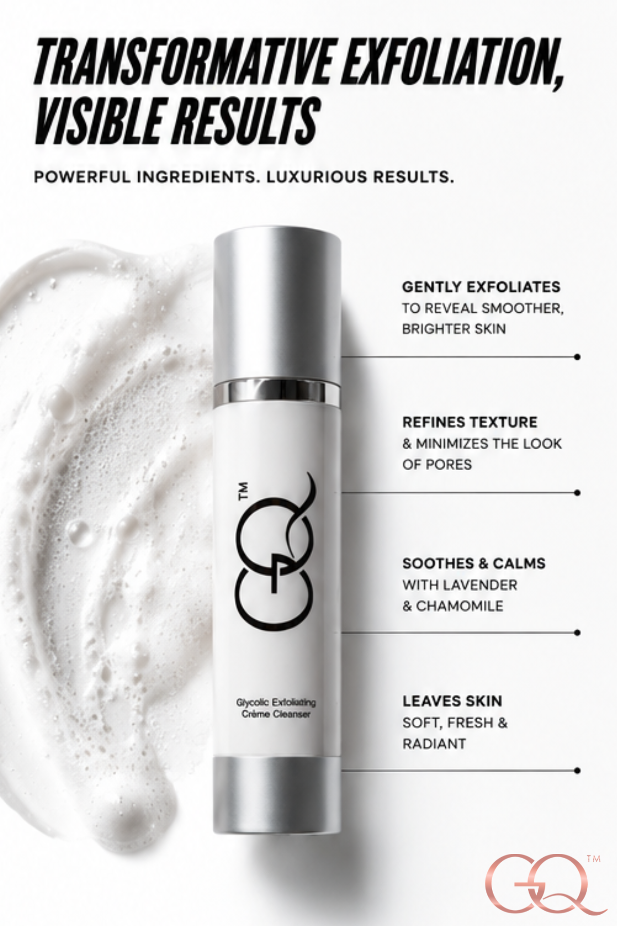 GLOWNIQUE Glycolic Exfoliating Cleanser Couture Radiance Elixir