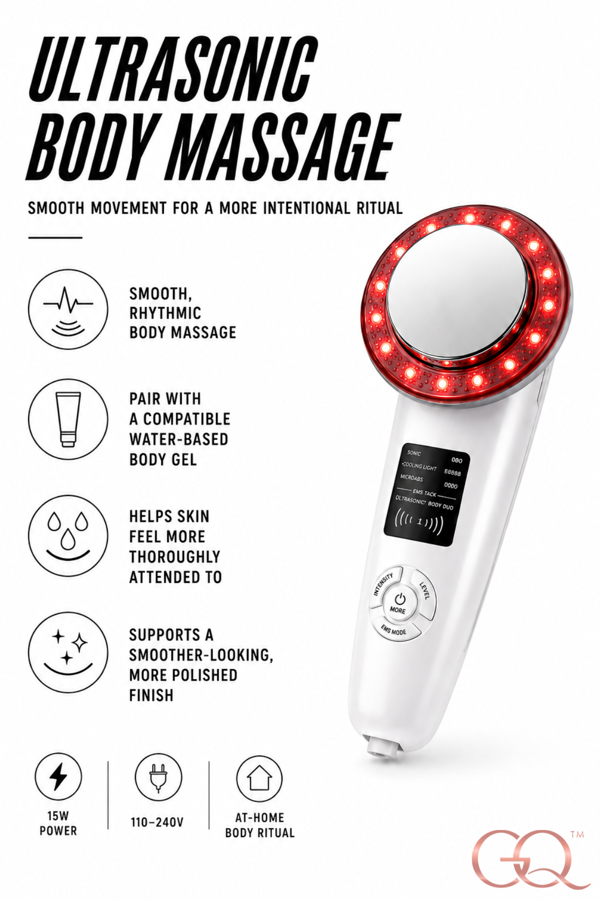 GLOWNIQUE Valentina 6-in-1 EMS Body Sculpting Device Couture