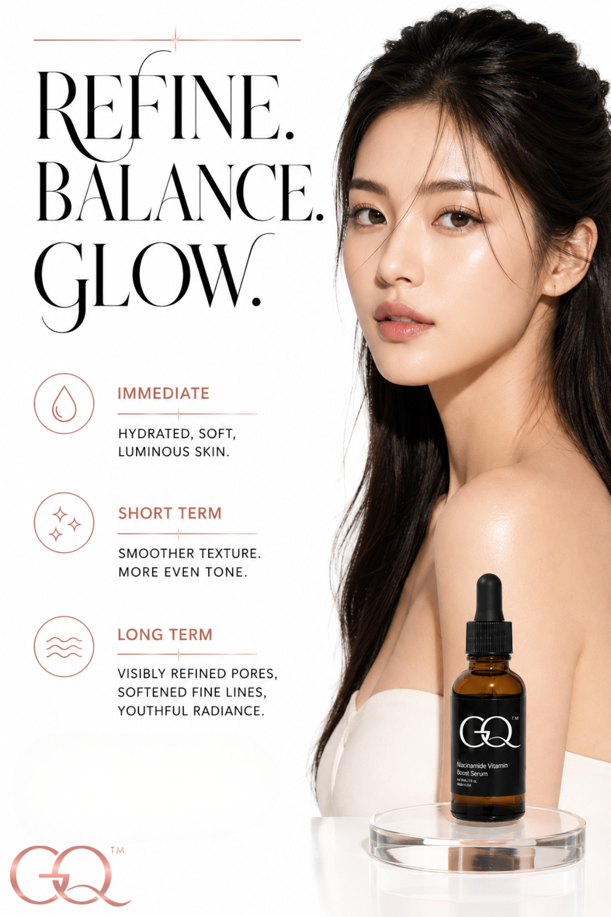 GLOWNIQUE Niacinamide Vitamin Boost Serum Artisanal Luxury