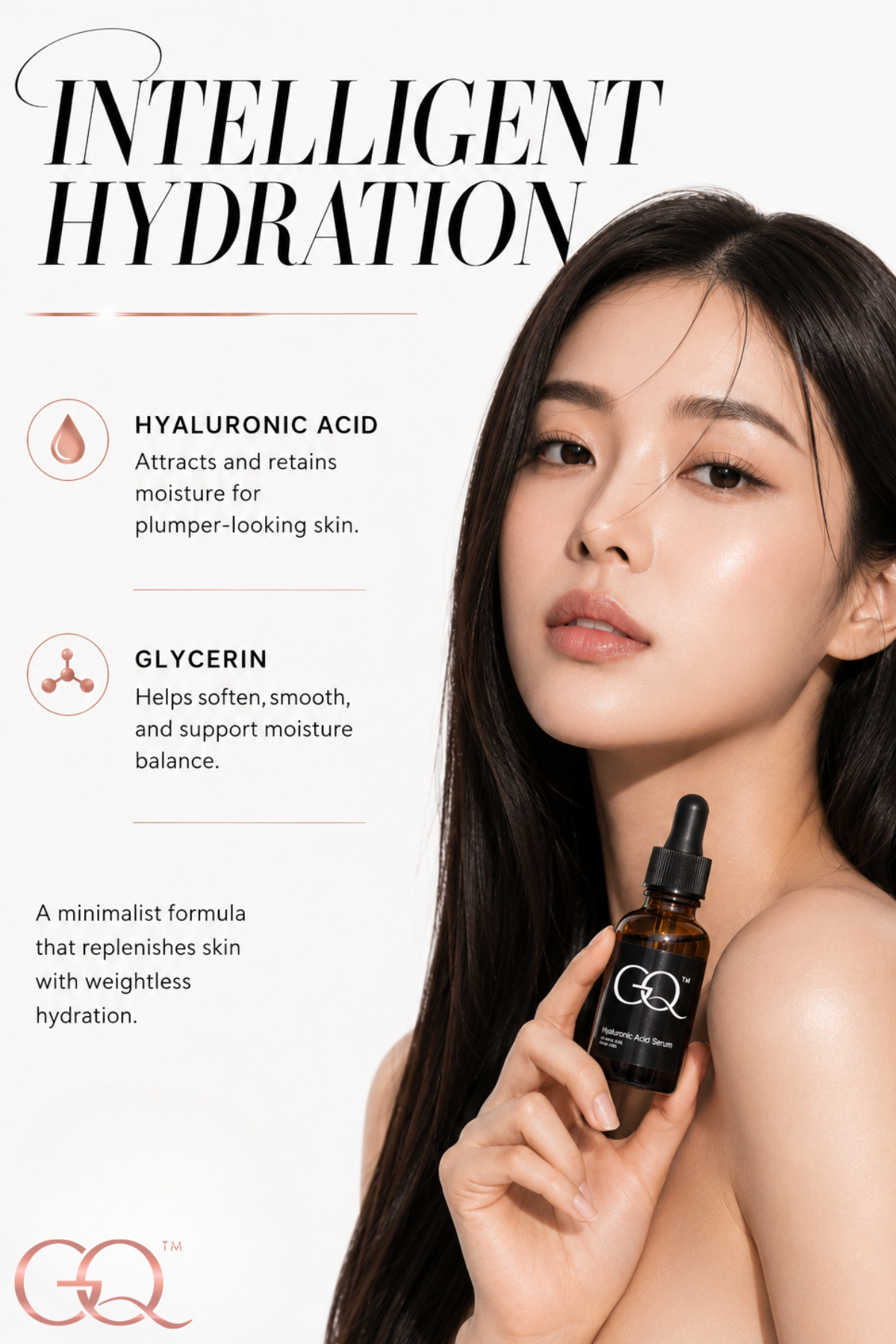 GLOWNIQUE Hyaluronic Acid Serum | Artisanal Luxury Elixir