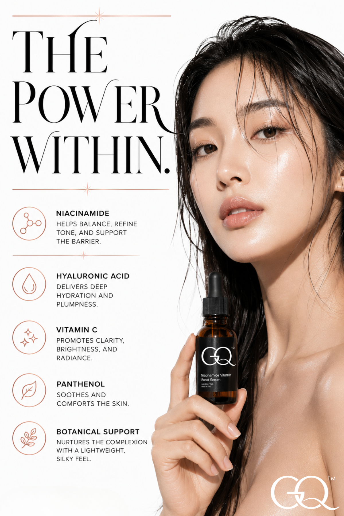 GLOWNIQUE Niacinamide Vitamin Boost Serum Artisanal Luxury