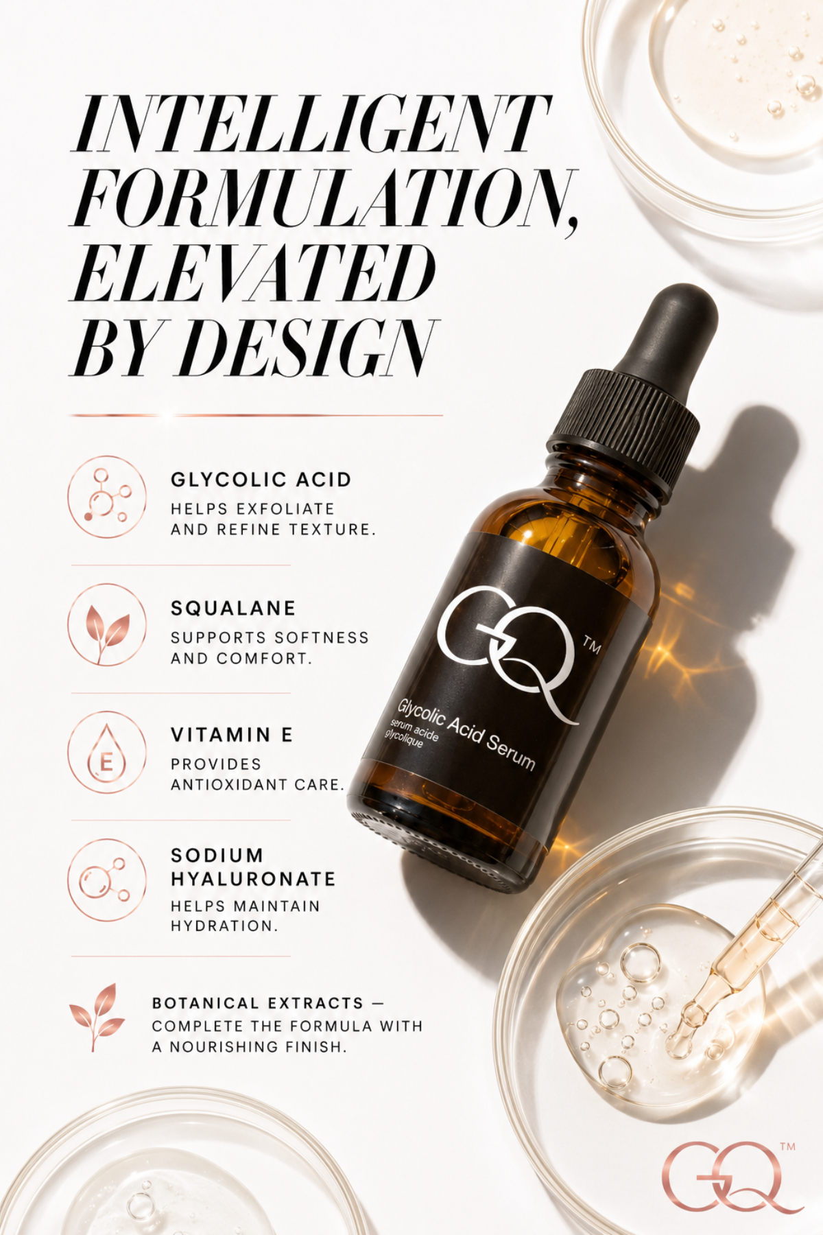 GLOWNIQUE Glycolic Acid Serum | Artisanal Skin Refinement