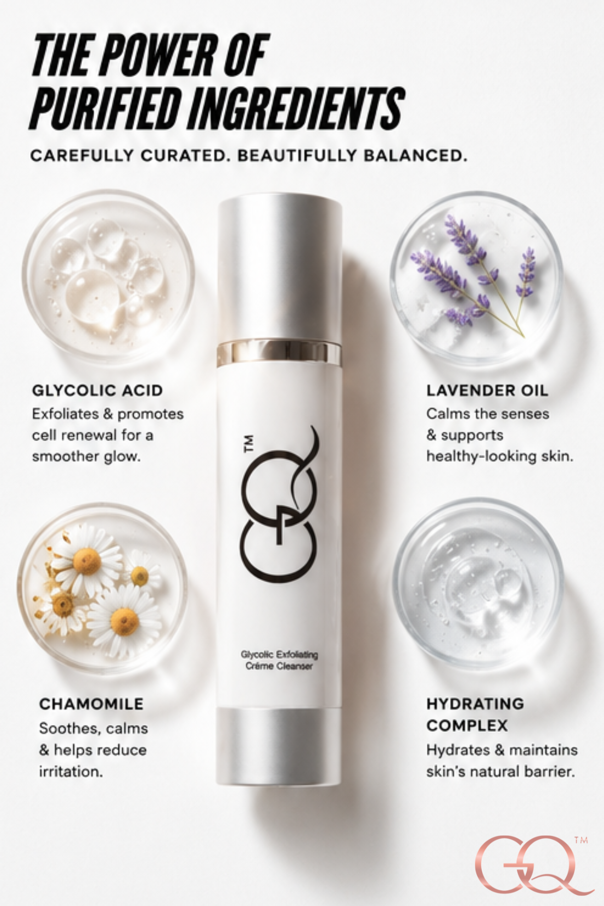 GLOWNIQUE Glycolic Exfoliating Cleanser Couture Radiance Elixir