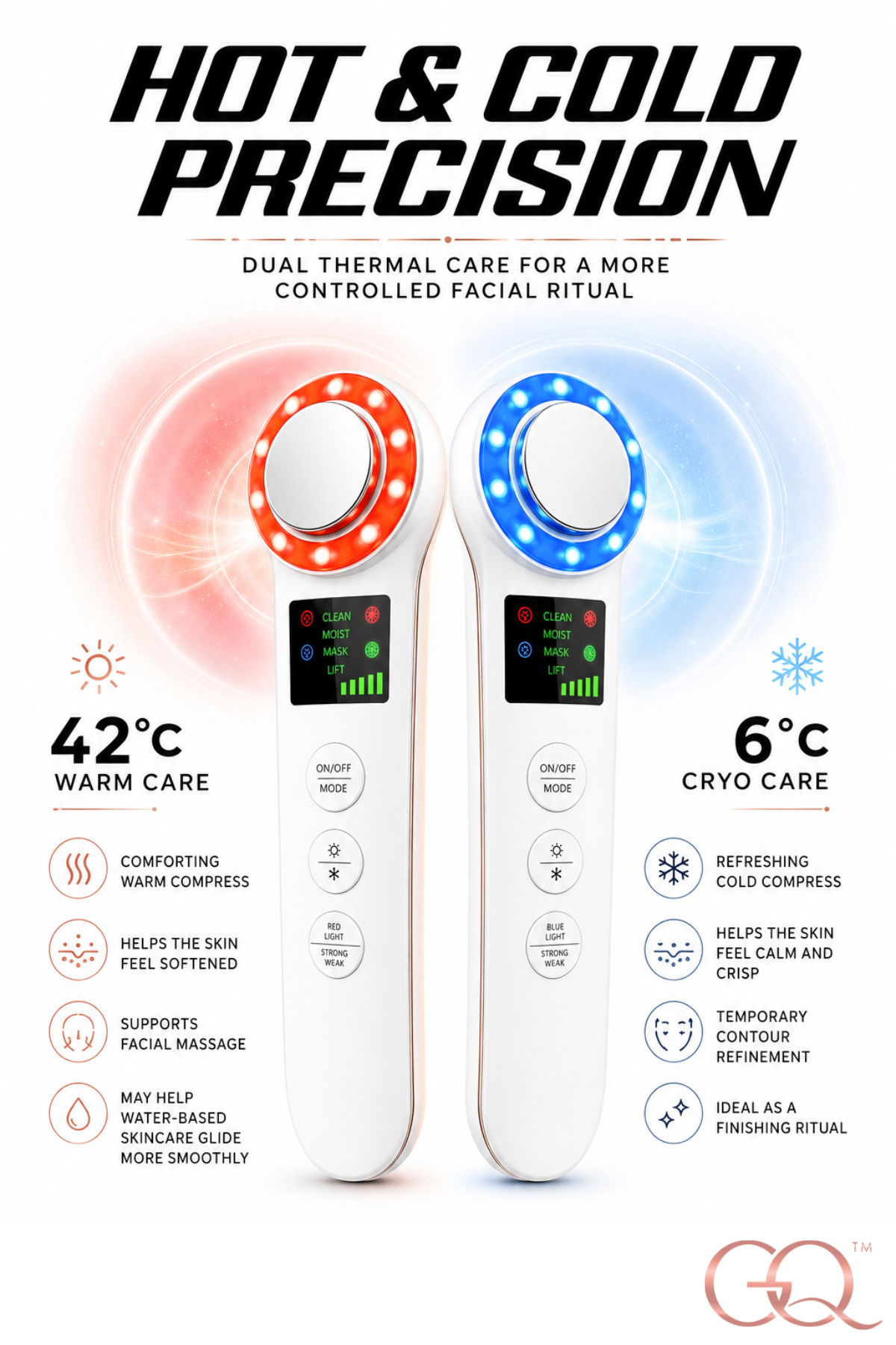 GLOWNIQUE Aurelia Cryo Sculpting Wand Couture Beauty Tool