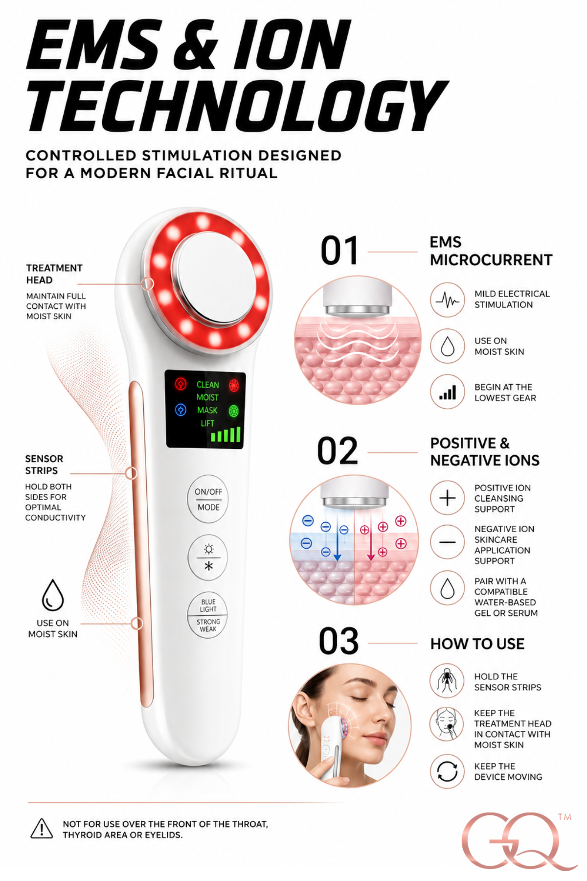 GLOWNIQUE Aurelia Cryo Sculpting Wand - Couture Beauty Tool