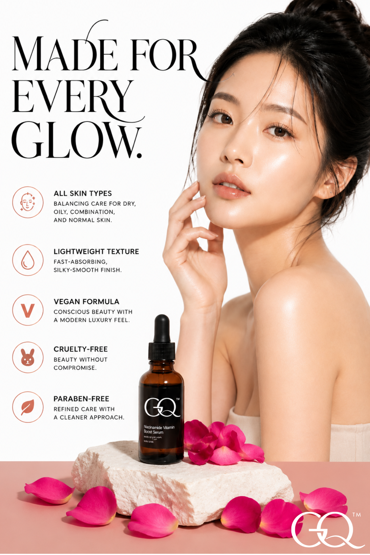 GLOWNIQUE Niacinamide Vitamin Boost Serum Artisanal Luxury