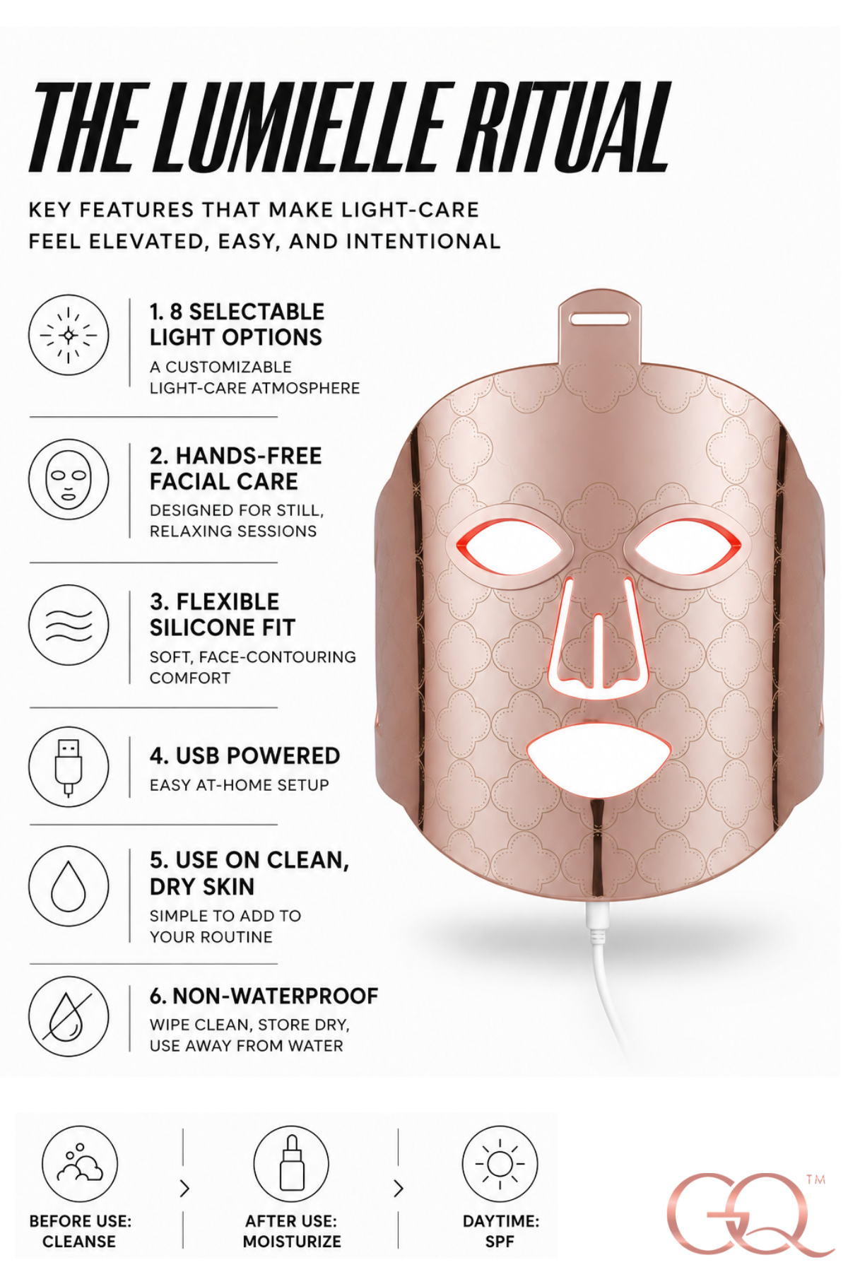 GLOWNIQUE Lumielle Light Therapy Mask - Couture Skincare