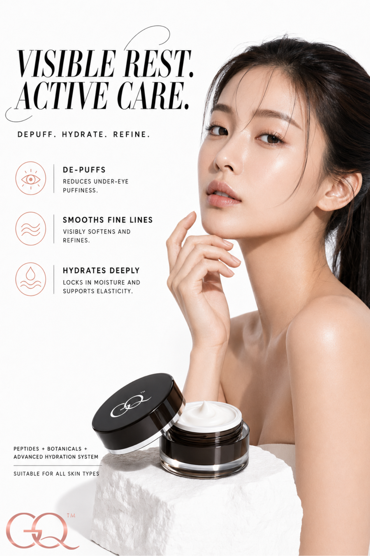 GLOWNIQUE Active Eye Cream - Artisanal Luxury for Radiance